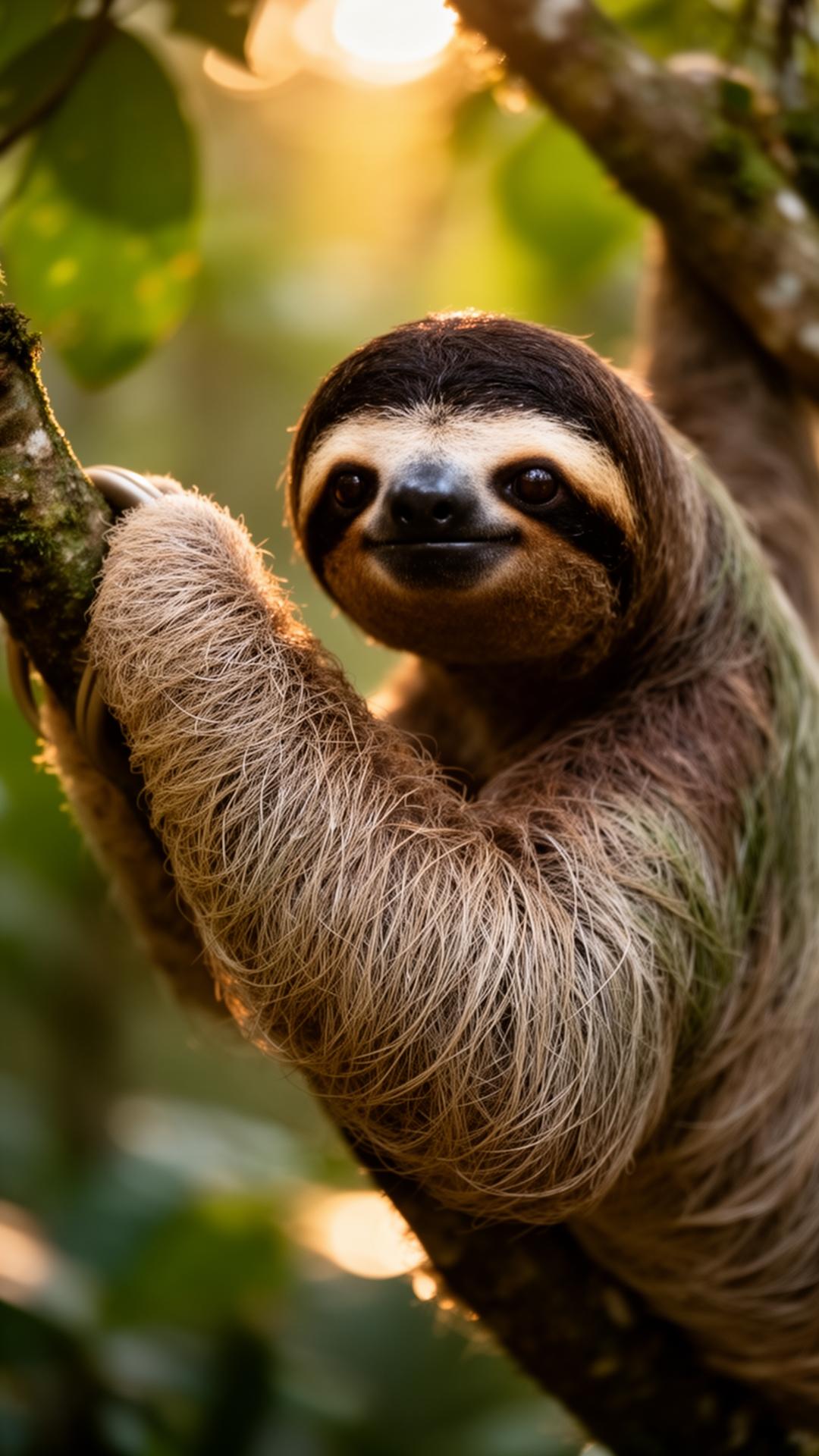 Bicho-preguiça-de-coleira — Theo